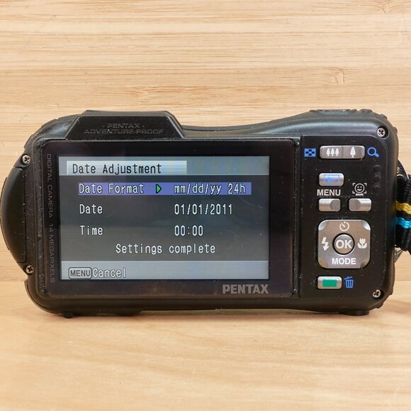 Pentax Optio WG-1 / 14MP / 5x Zoom / Waterproof Shockproof Dustproof / Purple - Picture 10 of 11